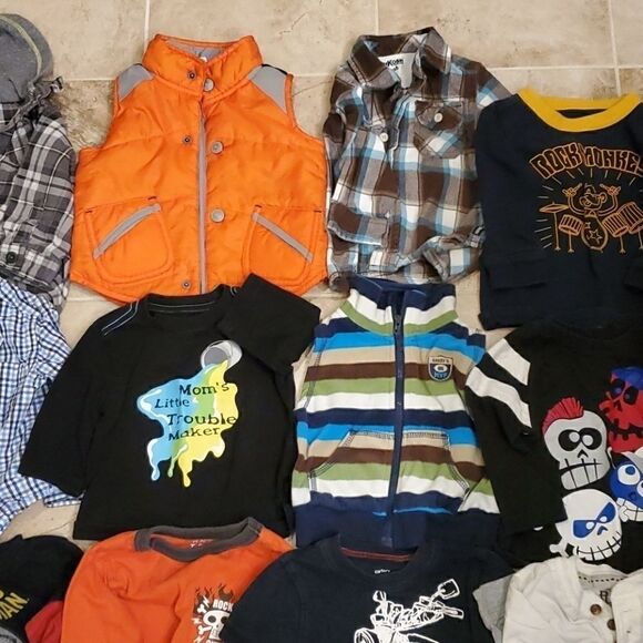 Baby boy long sleeve shirt bundle - Picture 6 of 6